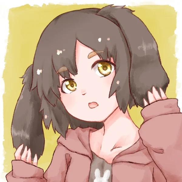カニンヘン・ダックスフントのわん娘の姿