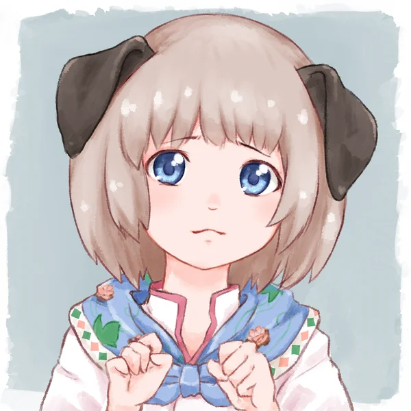 パグのわん娘の姿