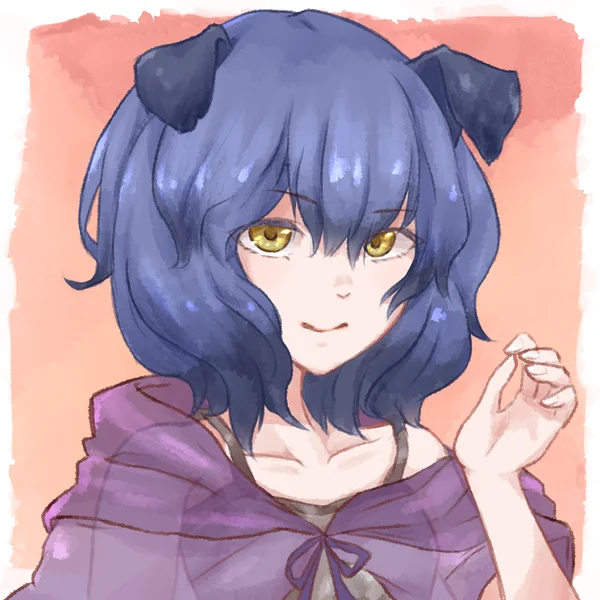 ケリー・ブルー・テリアのわん娘の姿